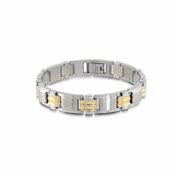 TWO TONE LINK BRACELET