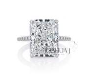 Joshua J - Diamond Engagement Ring - 3 Ct Radiant Center