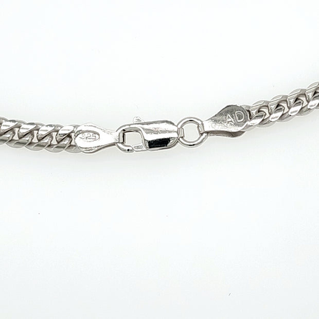 STERLING SILVER MIAMI CUBAN 22" CHAIN