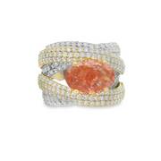 PINK DIAMOND STATEMENT RING