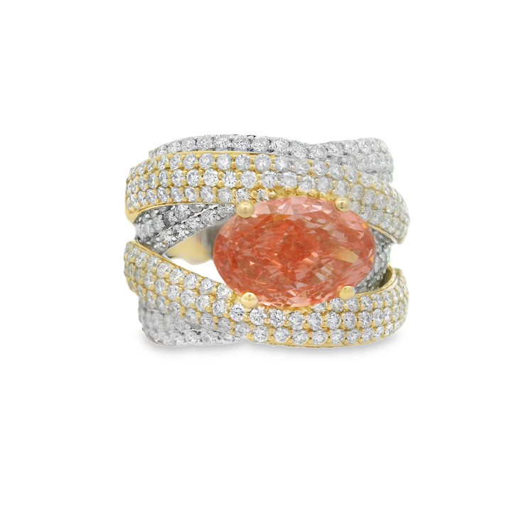 PINK DIAMOND STATEMENT RING