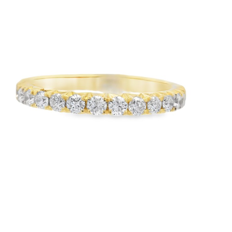 FRENCH PAVE DIAMOND WEDDING BAND - 1/2 CT