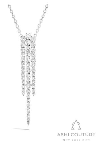 ASHI COUTURE - DIAMOND BAR PENDANT