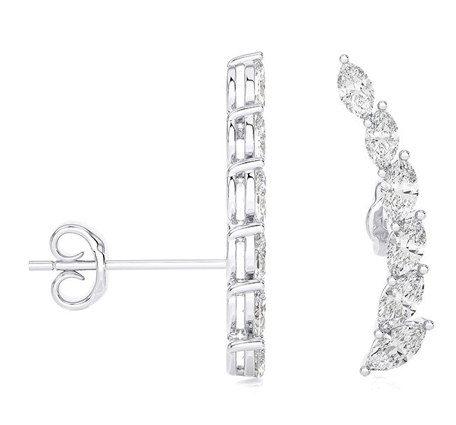 MARQUISE DIAMOND EAR CRALWER