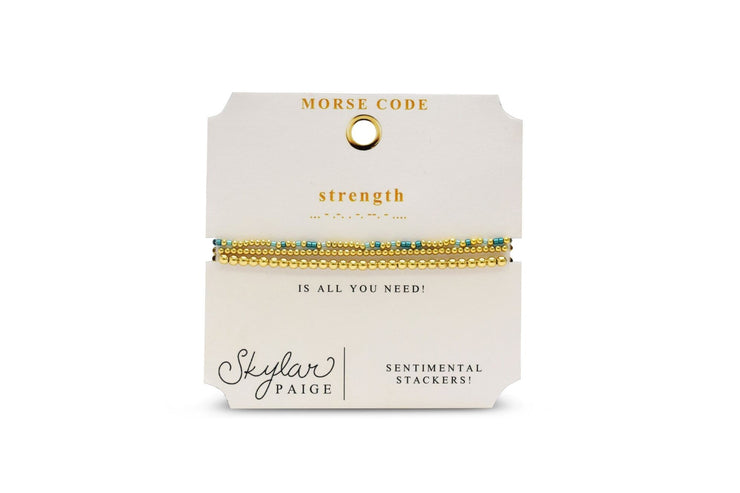 Skylar Paige - STRENGTH - Sentimental Stackers Bracelet