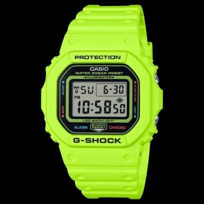 CASIO - G-SHOCK 5600 SERIES - NEON YELLOW