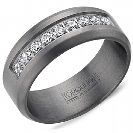 CROWN RING – DIAMOND SANDPAPER FINISH BAND