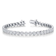 SHY CREATION - DIAMOND CLUSTER TENNIS BRACELET