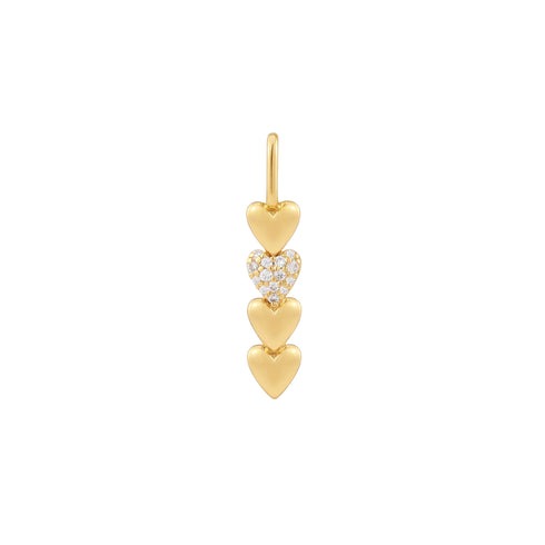 ANIA HAIE - HEART BAR NECKLACE CHARM