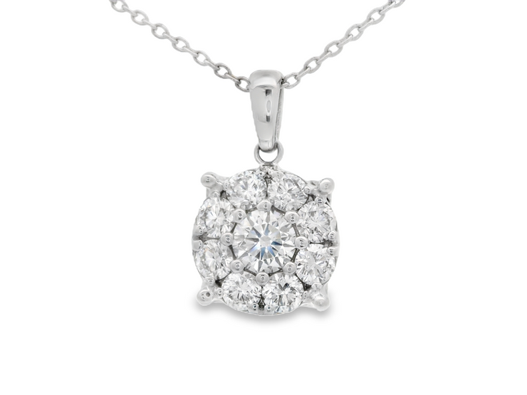 DIAMOND CLUSTER PENDANT