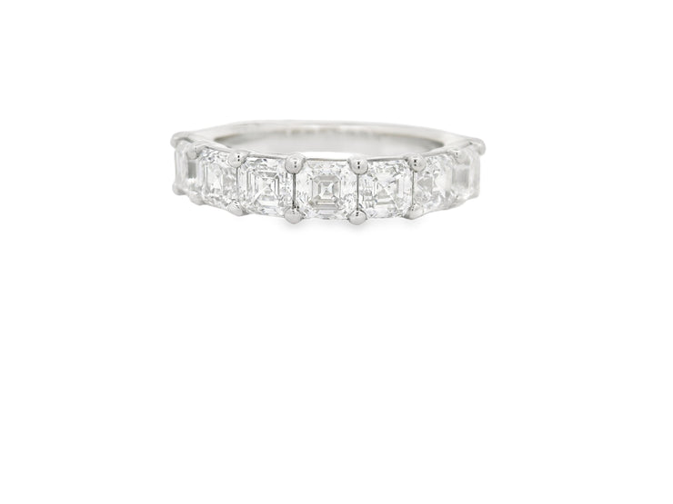 2.23CTW ASSCHER LAB DIAMOND BAND