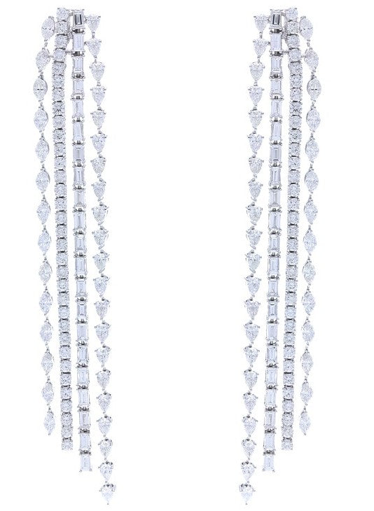 DIAMOND CHANDELIER EARRINGS