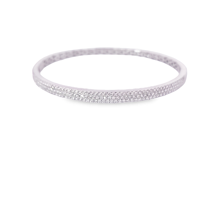 PAVE DIAMOND BANGLE BRACELET