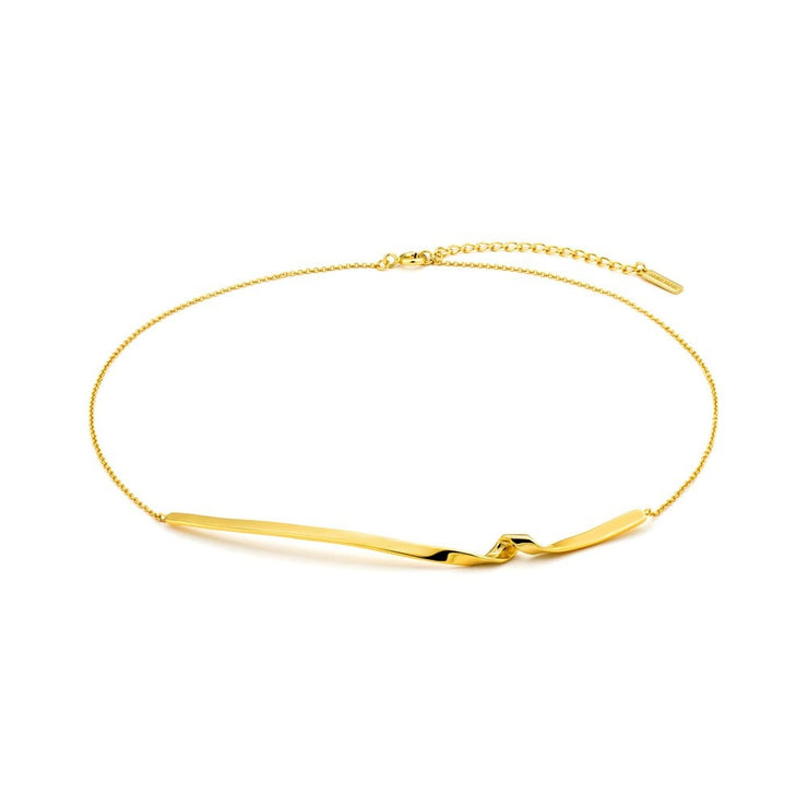 ANIA HAIE - TWISTED BAR NECKLACE