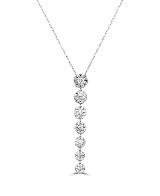 7 DIAMOND CLUSTER PENDANT