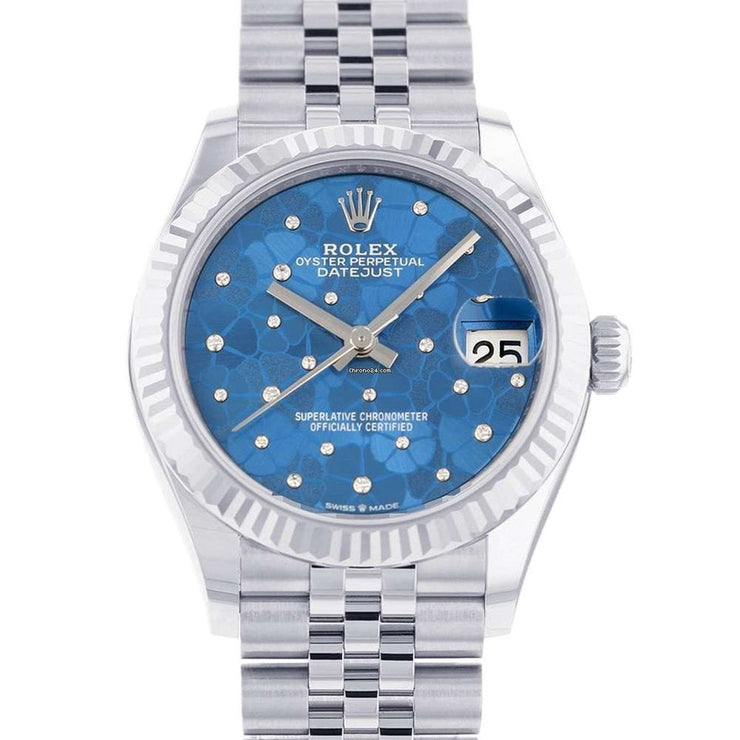 2024 ROLEX DATEJUST - BLUE FLORAL