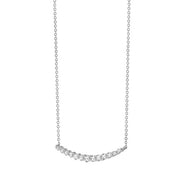 Curved Diamond Bar Pendant