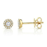 SHY CREATION - DIAMOND CLUSTER POST EARRINGS