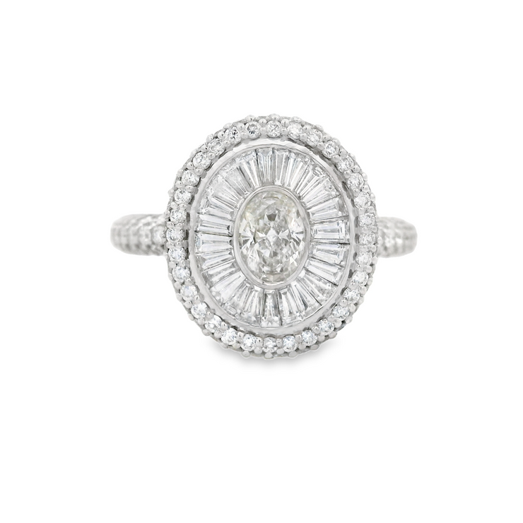 OVAL DIAMOND RING