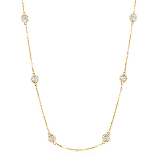 DIAMONDS BY THE YARD NECKLACE - 1/2 TCW