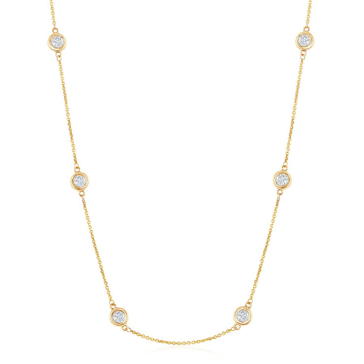 DIAMONDS BY THE YARD NECKLACE - 1/2 TCW