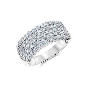 5 ROW DIAMOND BAND