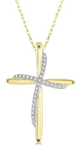 Ashi – Diamond Cross Pendant