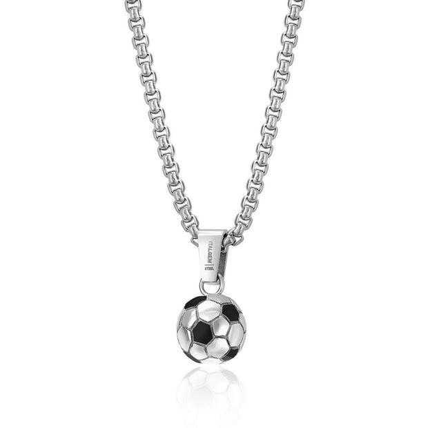 ITALGEM STEEL - SOCCER BALL PENDANT