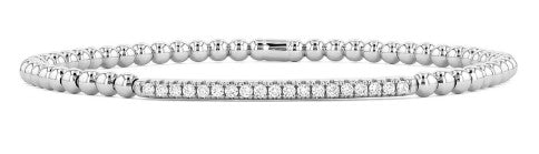 ASHI COUTURE - DIAMOND BAR STRETCH BRACELET