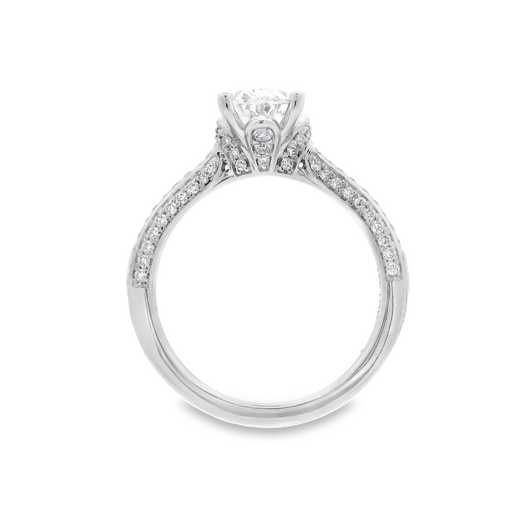 DIAMOND ENGAGEMENT RING – 1.5 CT OVAL CENTER