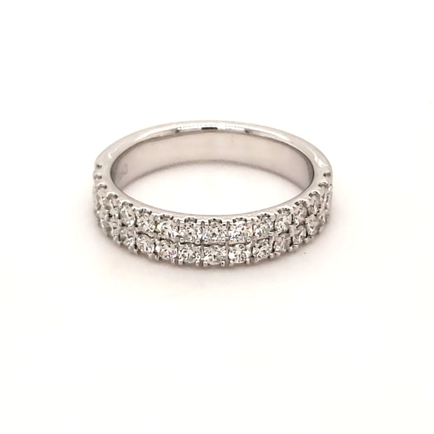 DOUBLE ROW DIAMOND BAND - 0.80 TCW