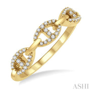 ASHI - ANCHOR LINK DIAMOND BAND