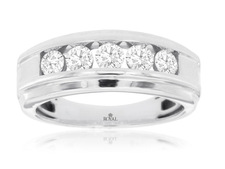 MENS DIAMOND WEDDING BAND