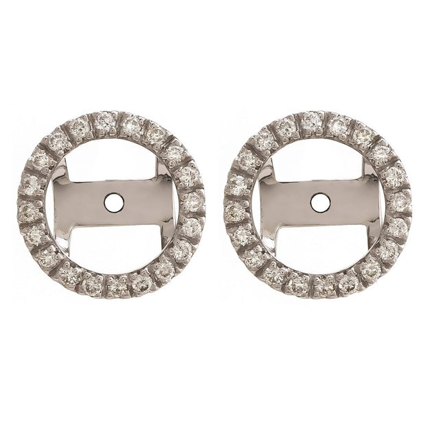 DIAMOND HALO EARRINGS JACKETS