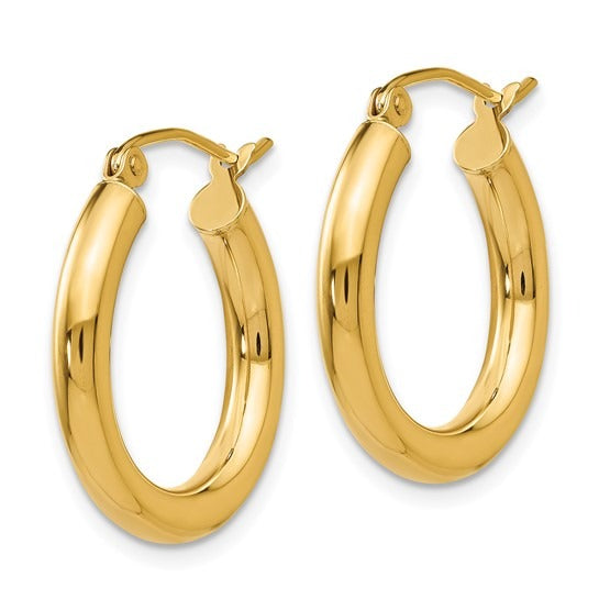 Yellow Gold Hoop Earrings