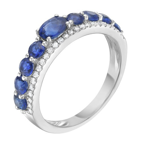 SAPPHIRE & DIAMOND RING