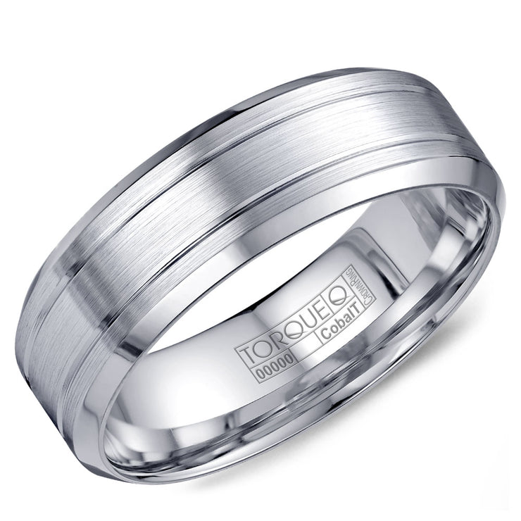 CROWN RING – MENS COBALT WEDDING BAND