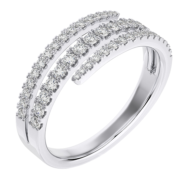 DIAMOND BYPASS RING