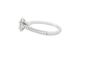 HENRI DAUSSI - WHITE GOLD DIAMOND ENGAGEMENT RING