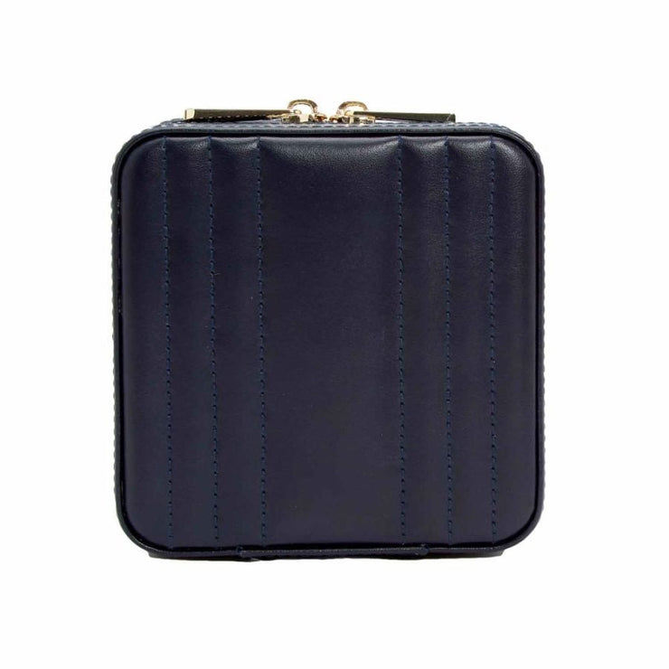 WOLF - "Maria" Square Zip Jewelry Case - Navy