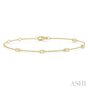 ASHI - BAGUETTE DIAMOND BRACELET