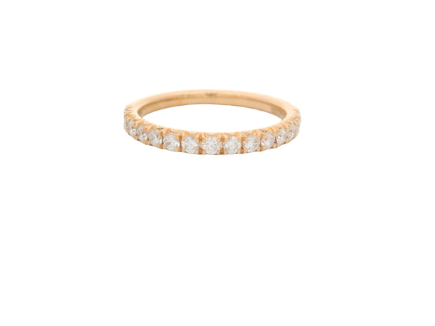 HENRI DAUSSI - ROSE GOLD DIAMOND BAND