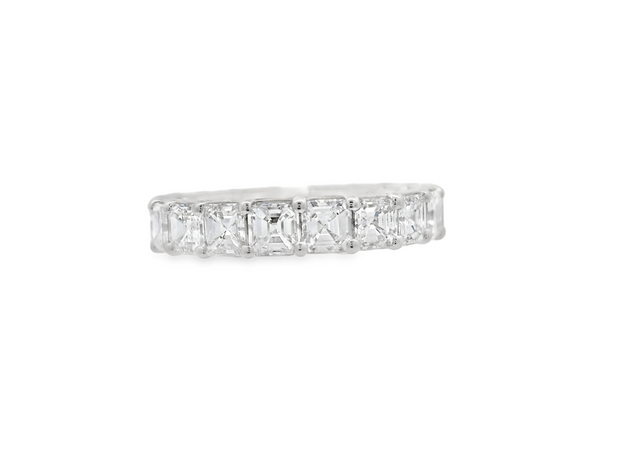 DIAMOND ETERNITY BAND - 4 CT ASSCHER