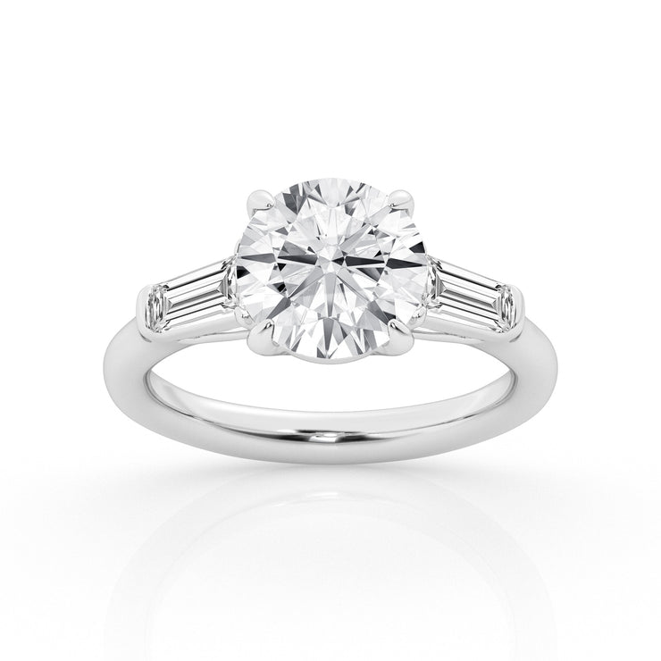 DIAMOND ENGAGEMENT RING – 3 CT ROUND CENTER