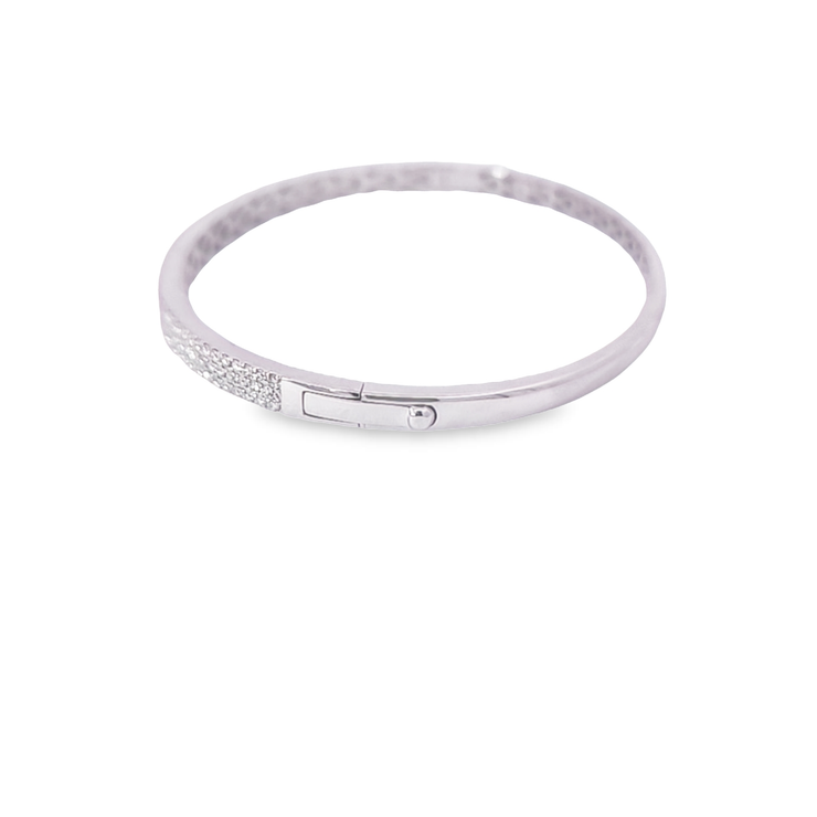 PAVE DIAMOND BANGLE BRACELET