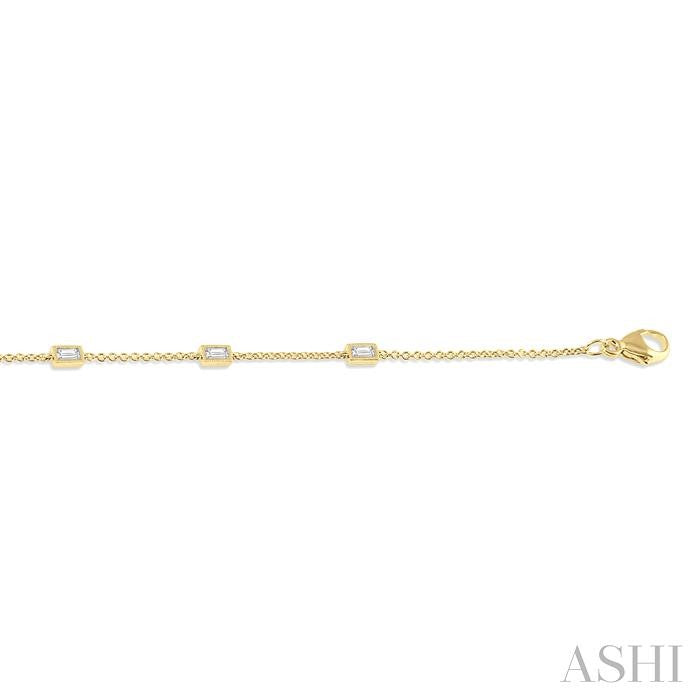 ASHI - BAGUETTE DIAMOND BRACELET