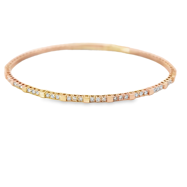 FLEXIBLE DIAMOND BANGLE BRACELET