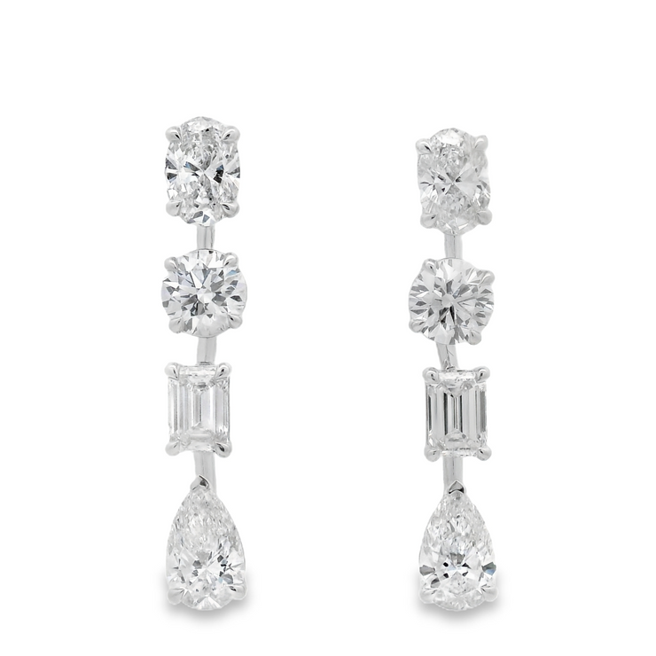 Diamond Dangle Earring