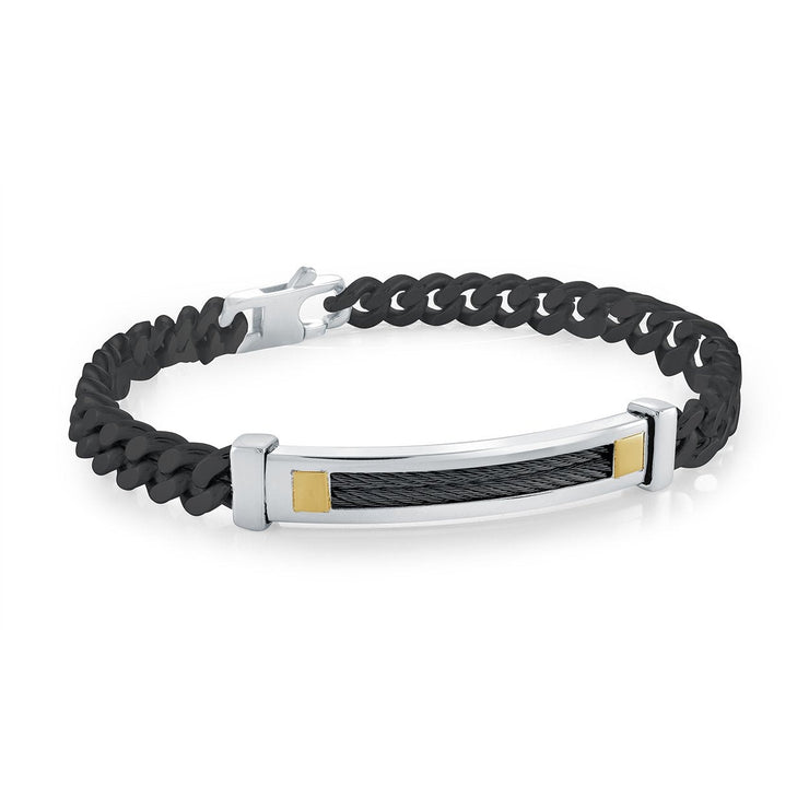 CURB CHAIN CABLE ID TAG BRACELET