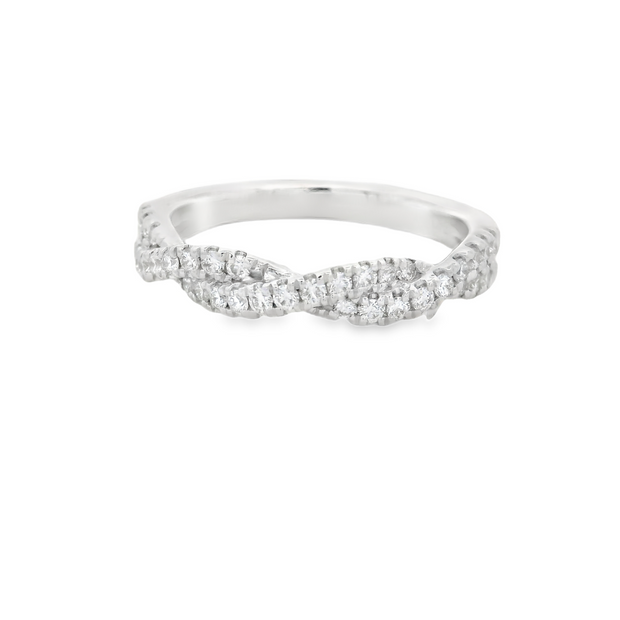 DIAMOND TWIST BAND - 1/3 CT